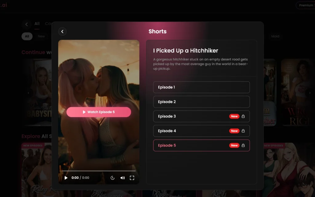 Candy Shorts uncensored: teasers versus full episodes