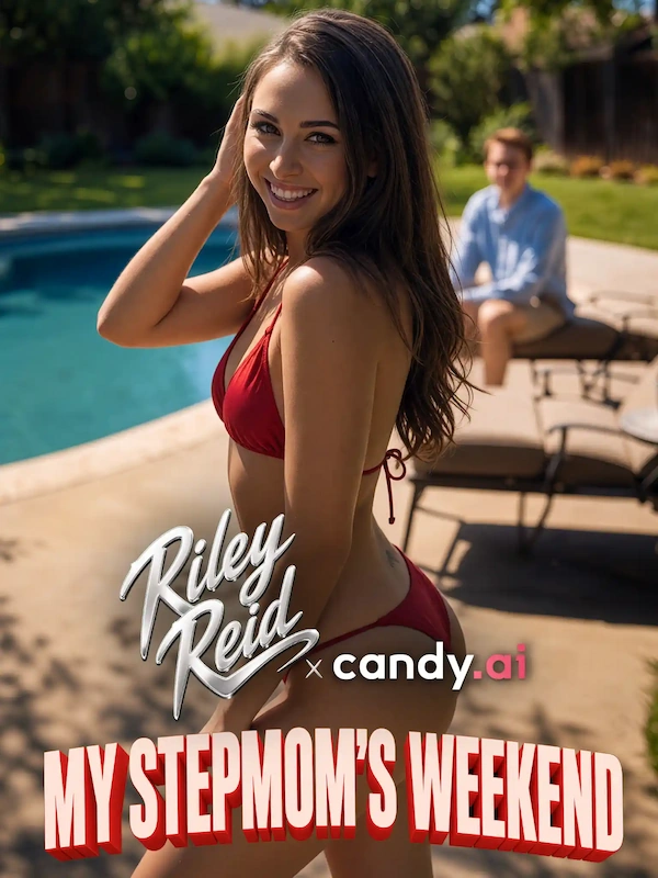 My Stepmom's Weekend, Riley Reid x Candy AI series poster