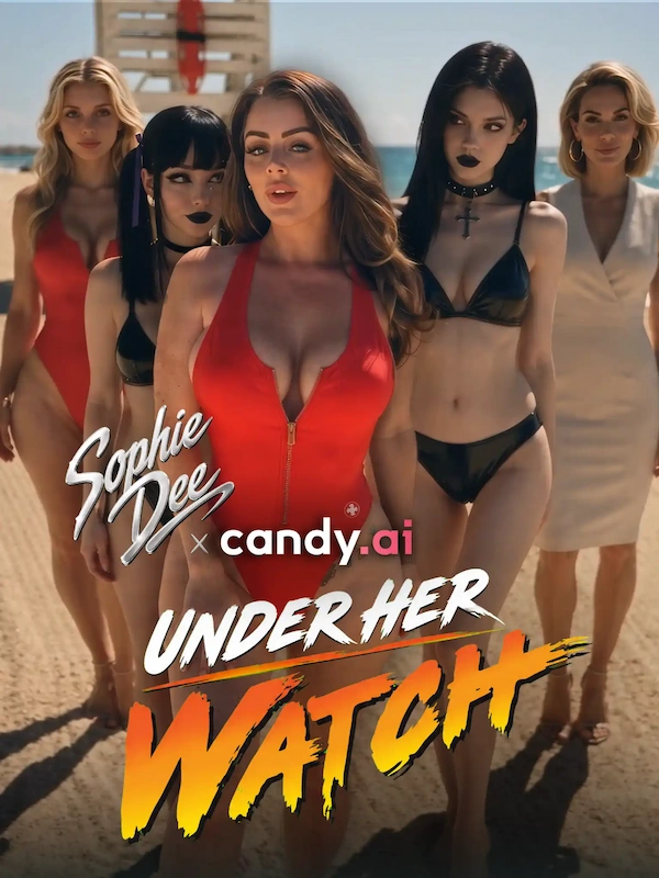 Under Her Watch, Sophie Dee x Candy AI series poster